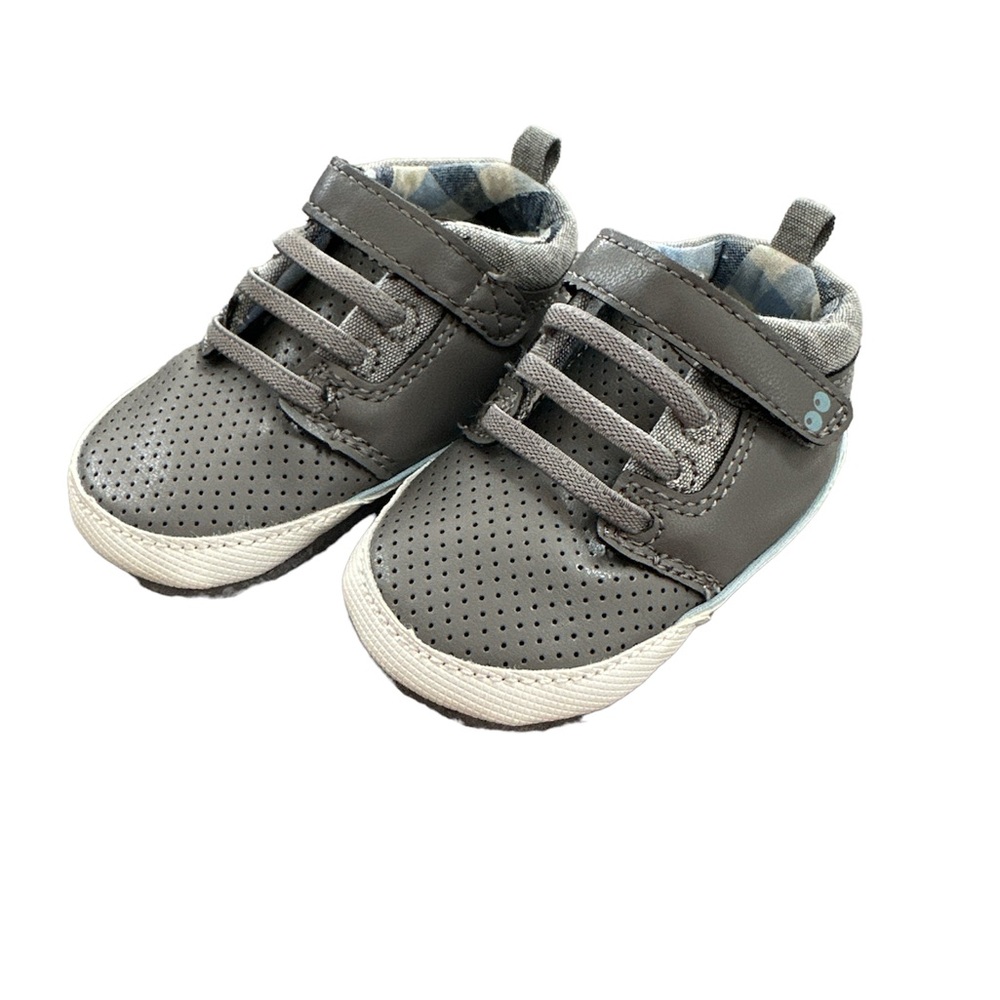 Stride Rite gray baby shoes 6-12 months never worn